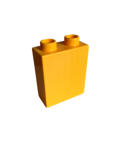Lego Duplo kostka sv. oranžová 1x2x2